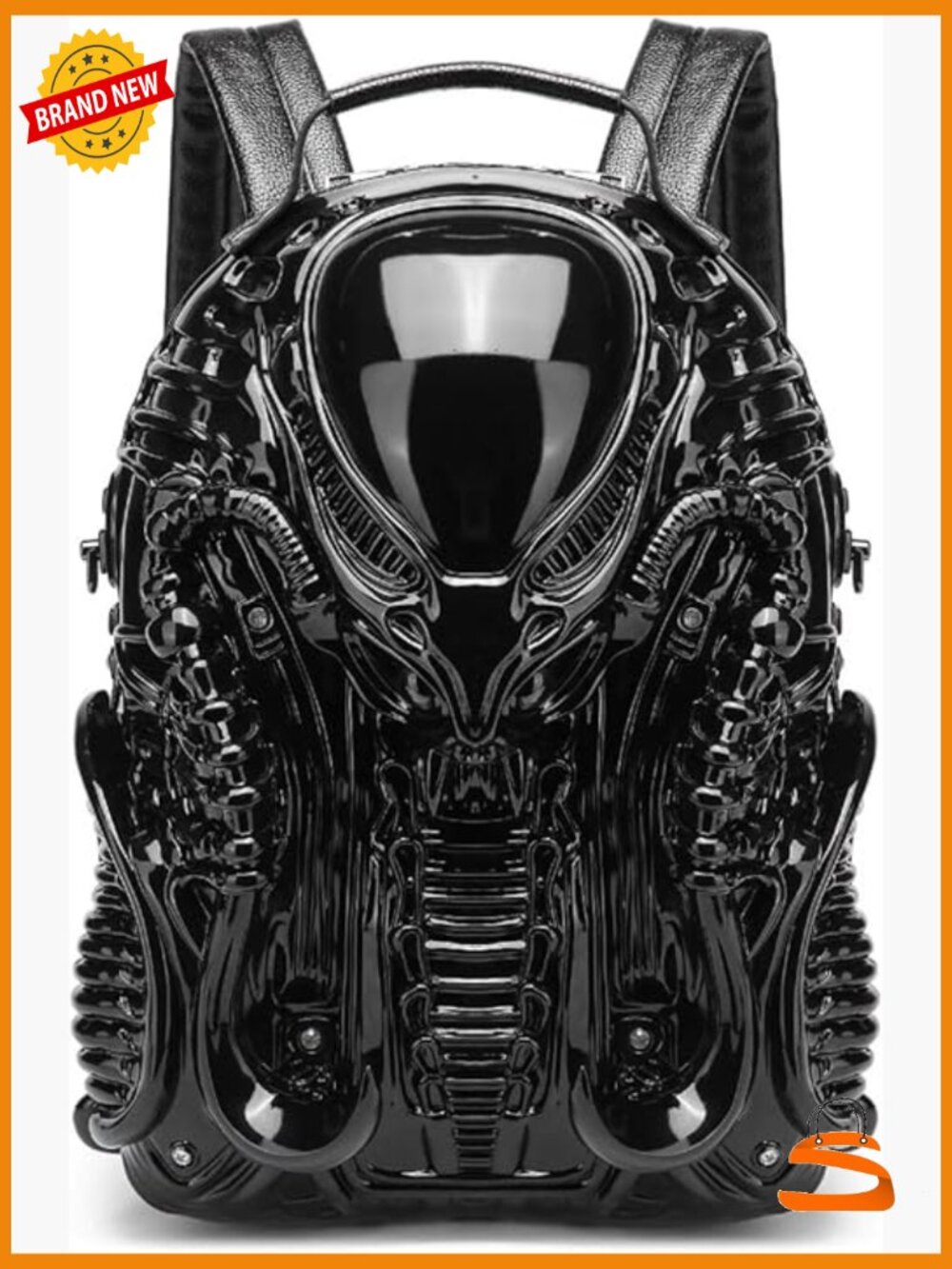 Xenomorph Backpack Y2K Goth Alien Bag for Travel